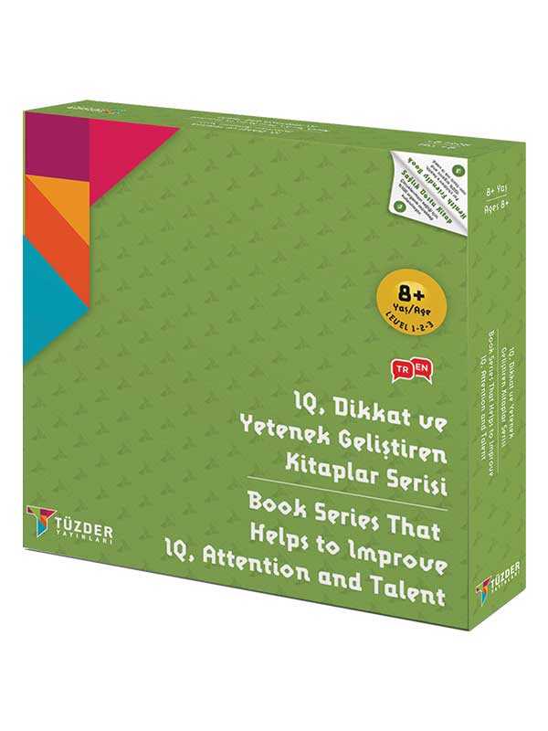 8+ Yaş 9'LU SET | IQ Dikkat Geliştiren Kitaplar Seti | ZET